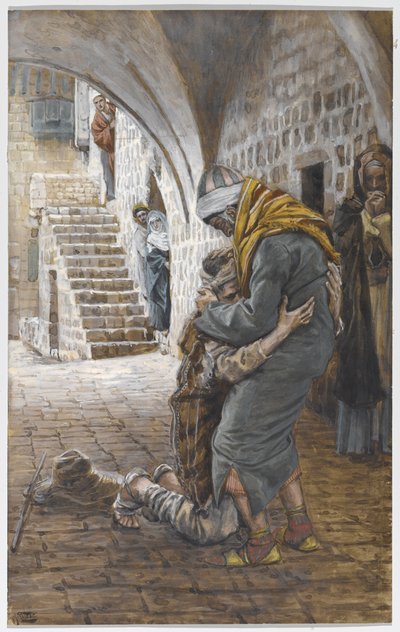 El regreso del hijo pródigo, ilustración para La Vida de Cristo, c.1886-96 de James Jacques Joseph Tissot