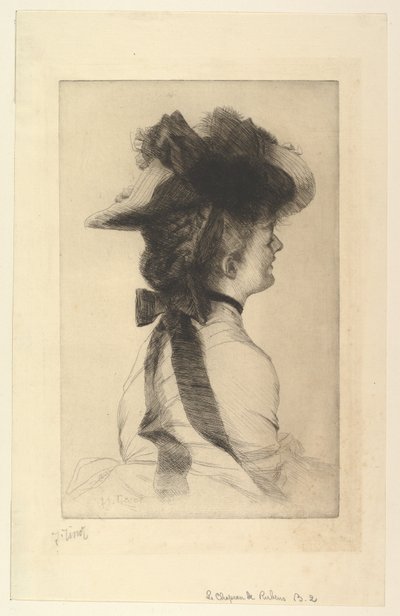 El Sombrero de Rubens de James Jacques Joseph Tissot