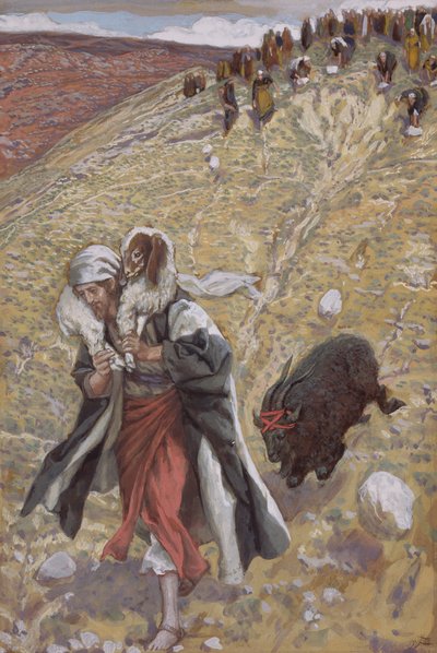 El chivo expiatorio, ilustración de La Vida de Cristo, c.1886-94 de James Jacques Joseph Tissot