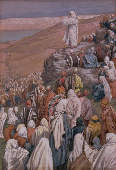 El Sermón del Monte, ilustración para La Vida de Cristo, c.1886-96 de James Jacques Joseph Tissot