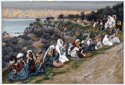 Los enfermos esperando que Jesús pase, ilustración para La vida de Cristo, c.1884-96 de James Jacques Joseph Tissot