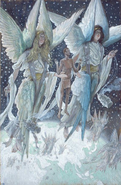El Alma del Ladrón Arrepentido, ilustración para La Vida de Cristo, c.1886-94 de James Jacques Joseph Tissot