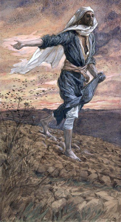 El Sembrador, ilustración de La Vida de Cristo, c.1886-94 de James Jacques Joseph Tissot