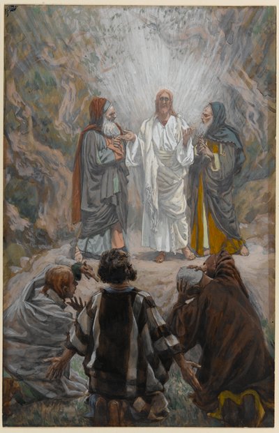 La transfiguración, ilustración para La vida de Cristo, c.1886-94 de James Jacques Joseph Tissot