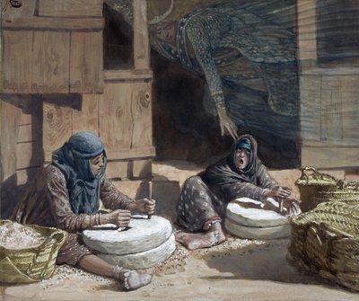 Las dos mujeres en el molino, ilustración para La vida de Cristo, c.1886-94 de James Jacques Joseph Tissot
