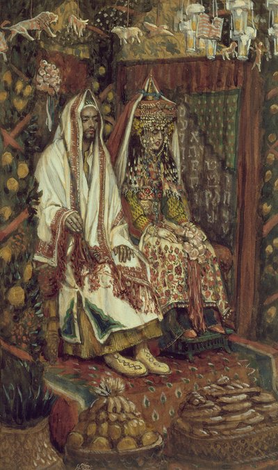 La Boda en Caná, ilustración para La Vida de Cristo, c.1886-96 de James Jacques Joseph Tissot