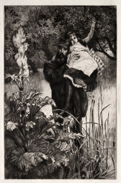 El viudo (aguafuerte y punta seca) de James Jacques Joseph Tissot