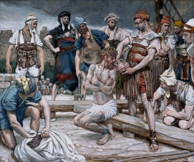 El Vino Mezclado con Mirra, ilustración de La Vida de Cristo, c.1884-96 de James Jacques Joseph Tissot