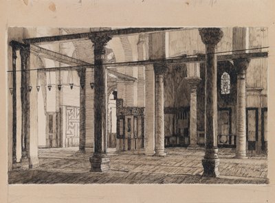 Transepto de la Mezquita de El-Aksa, ilustración de La Vida de Nuestro Señor Jesucristo de James Jacques Joseph Tissot