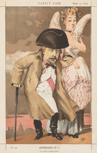 Vanity Fair: Soberanos, No. 1 Le régime parlementaire, 1869 de James Jacques Joseph Tissot