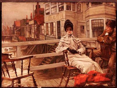 Esperando el barco en Greenwich de James Jacques Joseph Tissot