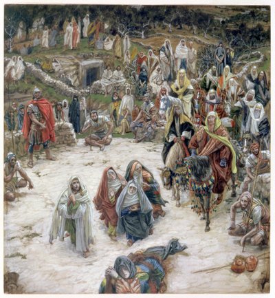 Lo que Cristo vio desde la cruz, ilustración para La Vida de Cristo, c.1886-96 de James Jacques Joseph Tissot