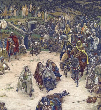 Lo que Nuestro Señor vio desde la Cruz - Lo que Nuestro Salvador vio desde la Cruz - de "La Vida de Nuestro Señor Jesucristo" - 1899 por James Tissot de James Jacques Joseph Tissot