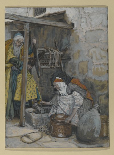 Zacarías y Isabel, ilustración para La Vida de Cristo, c.1886-94 de James Jacques Joseph Tissot