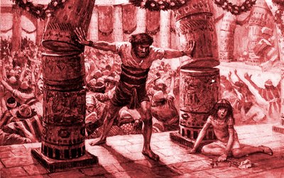 Sansón derriba las columnas de James Jacques Joseph after Tissot