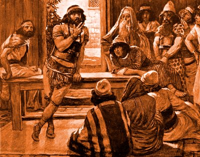 Sansón propone un enigma de James Jacques Joseph after Tissot