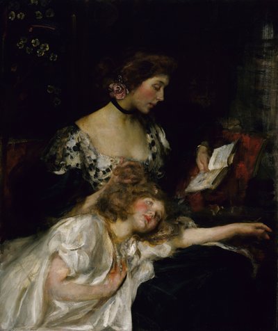 Madre e hijo Lady Shannon y Kitty, ca. 1900-1910 de James Jebusa Shannon