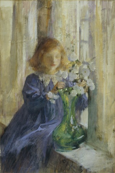 El jarrón verde (óleo sobre lienzo) de James Jebusa Shannon