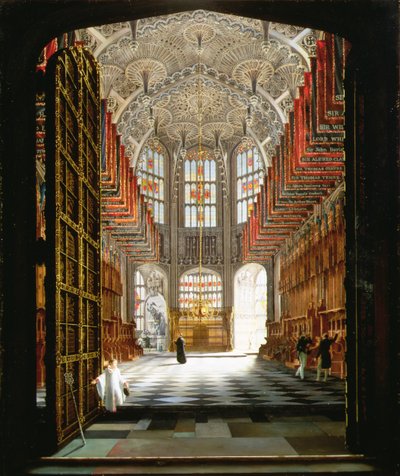 Interior de la Capilla de Enrique VII, Abadía de Westminster de James John Harwood