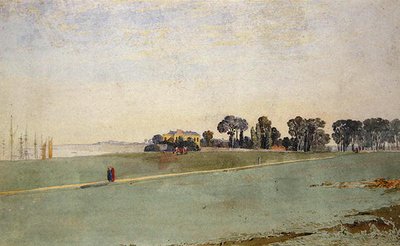 Vista cerca de la desembocadura del Avon, cerca de Bristol de James Johnson