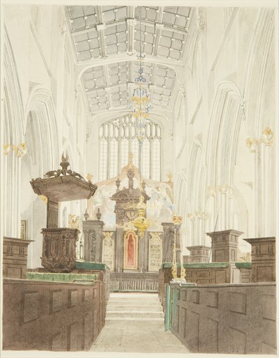 Interior de la Iglesia de San Esteban de James Johnson