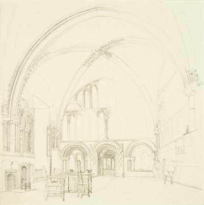 Interior de la Sala Capitular de la Catedral de Bristol de James Johnson