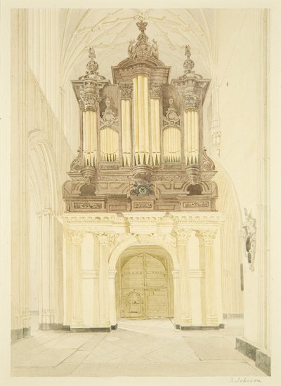 Órgano y tribuna del órgano de St Mary Redcliffe de James Johnson