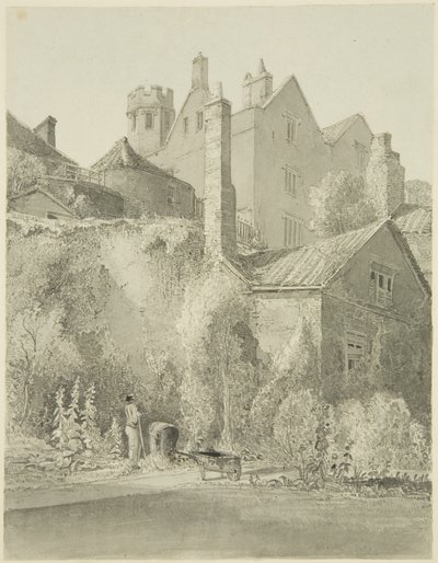 The White Lodge, visto desde el jardín de la Escuela de la Ciudad (Queen Elizabeth