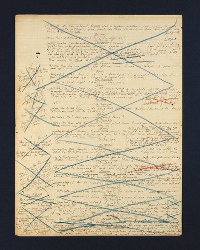 Manuscrito autógrafo del episodio 