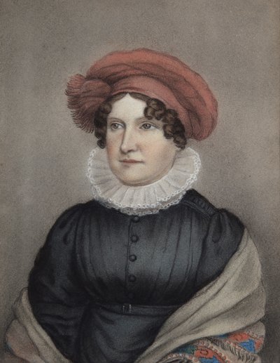 Mrs Ellen Sharples (pastel sobre papel gris) de James Junior Sharples
