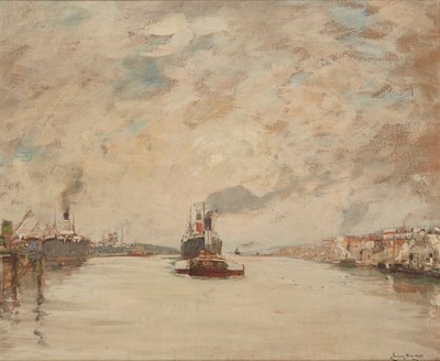 Sol poniente, río Clyde de James Kay