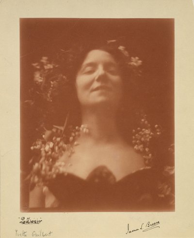 "Le Desir": retrato de Yvette Guilbert, 1896 de James L. Breese
