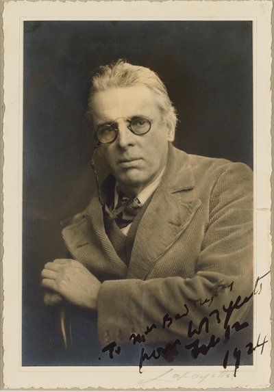 Retrato del poeta William Butler Yeats 1865-1939 de James Lafayette