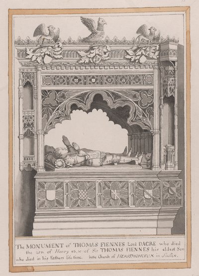 Monumento a Thomas Fiennes de James Lambert  of Lewes