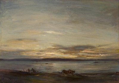 Puesta de sol dorada, Fairlie de James Lawton Wingate