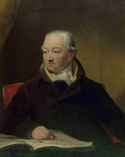 Retrato del violinista y compositor Johann Peter Salomon 1745-1815, c. 1815 de James Lonsdale