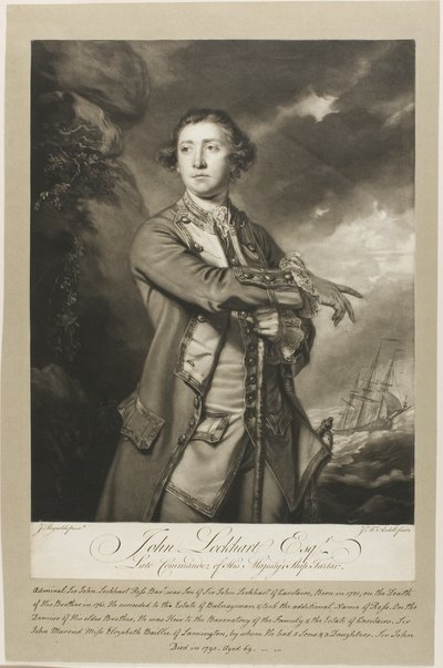 Retrato de John Lockhart, Esquire de James MacArdell