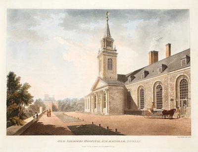 Hospital de soldados viejos, Kilmainham, Dublín, 1794 de James Malton