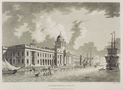 La Aduana, Dublín, 1792 de James Malton