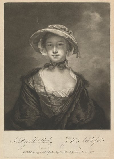 Catherine Chambers (de soltera Moore) de James McArdell