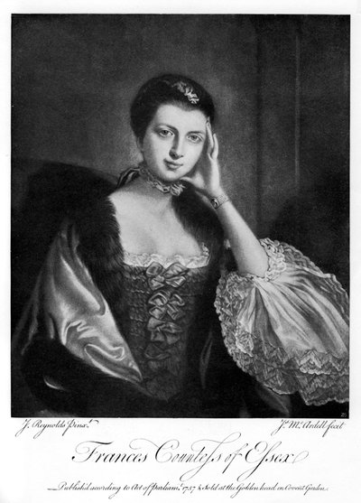 Frances, condesa de Essex, 1757, 1905 de James McArdell