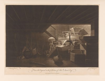 Interior del molino de harina de James McArdell