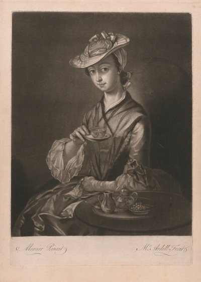 Señora tomando el té de James McArdell