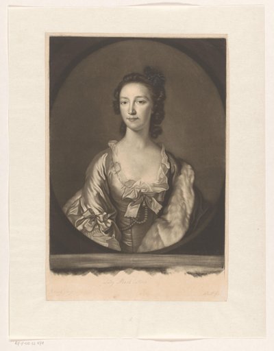 Retrato de Anne Farquharson-MacKintosh de James McArdell