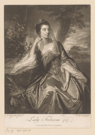 Retrato de Anne Fortescue
Lady Fortescue (título en el objeto) de James McArdell
