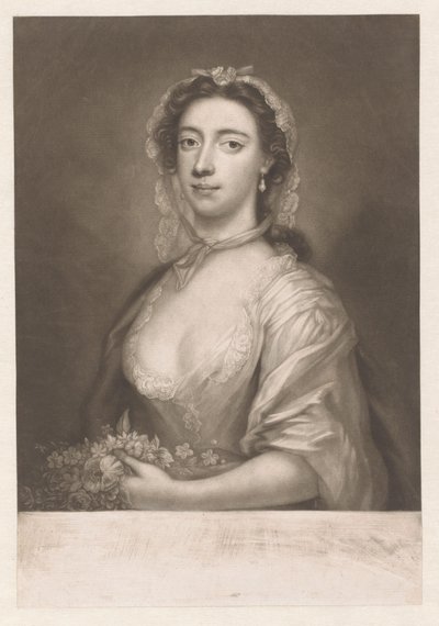 Retrato de Margaret («Peg») Woffington de James McArdell
