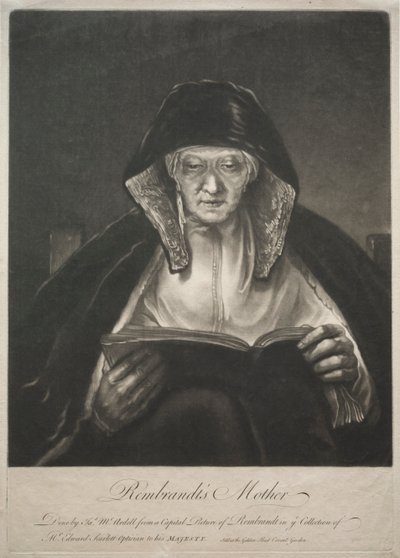 Madre de Rembrandt de James McArdell