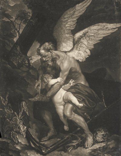 El Tiempo recortando las alas de Cupido de James McArdell