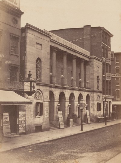Teatro Chesnut Street, Filadelfia de James McClees