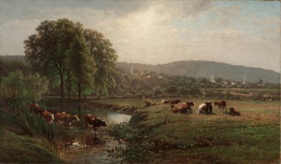 Mañana en Nueva Inglaterra, 1873 de James McDougal Hart